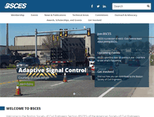 Tablet Screenshot of bsces.org